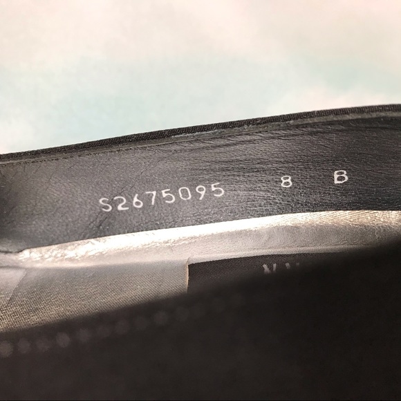 Stuart Weitzman Black Fabric Covered Pumps - Picture 6 of 7